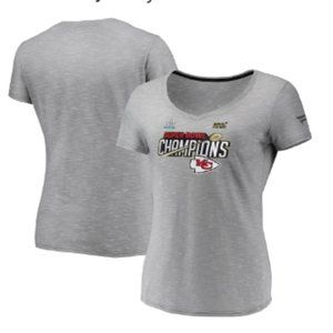 Kansas City Chiefs NFL Pro Line by Fanatics Branded Women's Super Bowl LIV Tee